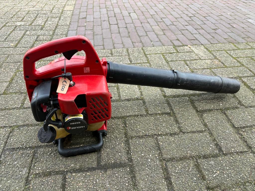 Zenoah HB 250 Benzine Bladblazer - Krachtig en Onderhouden, Tuin en Terras, Bladblazers, Benzine, Gebruikt, Handgedragen, Ophalen of Verzenden