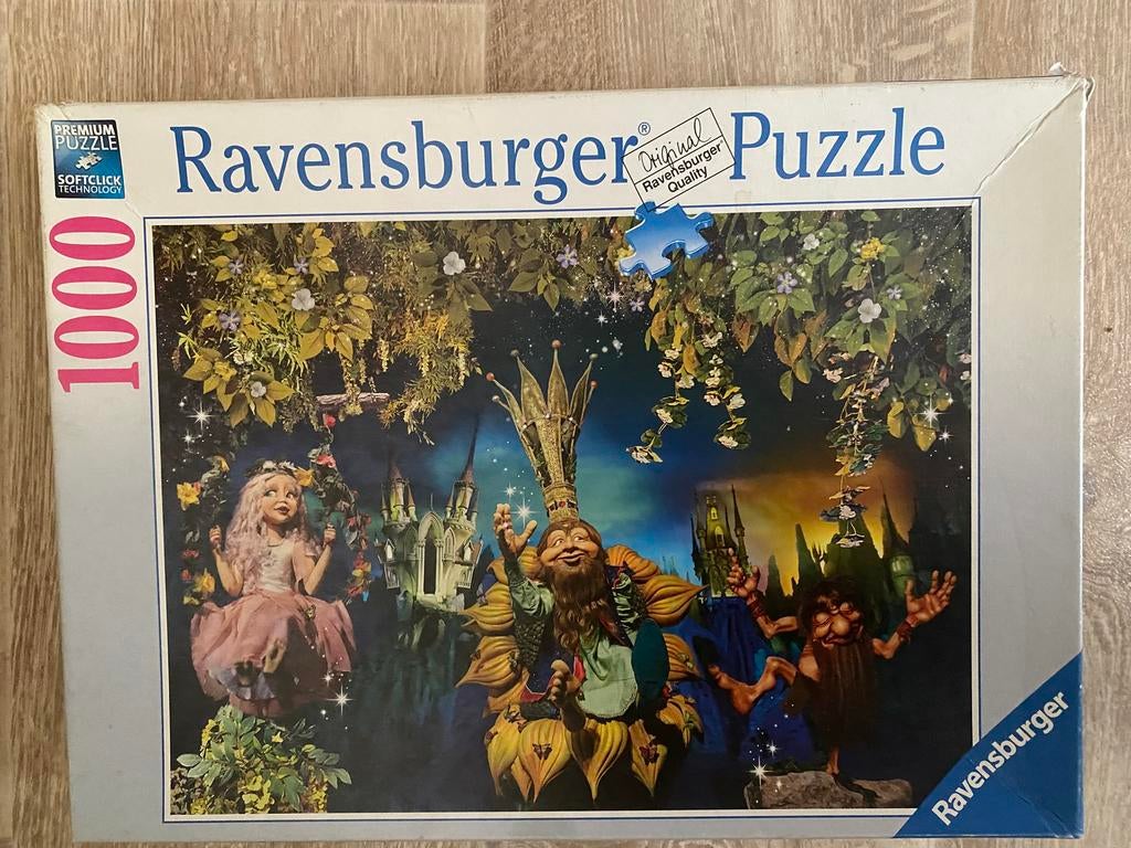 Ravensburger Efteling puzzel Droomvlucht Elvenkoning 1000st, Ophalen, 500 t/m 1500 stukjes, Zo goed als nieuw, Legpuzzel