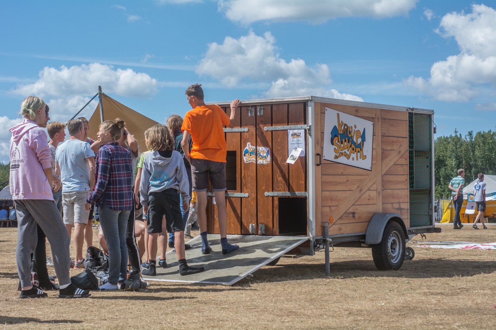 Alternatief voor springkussen —> kruipsluipaanhanger, Ophalen, Gebruikt