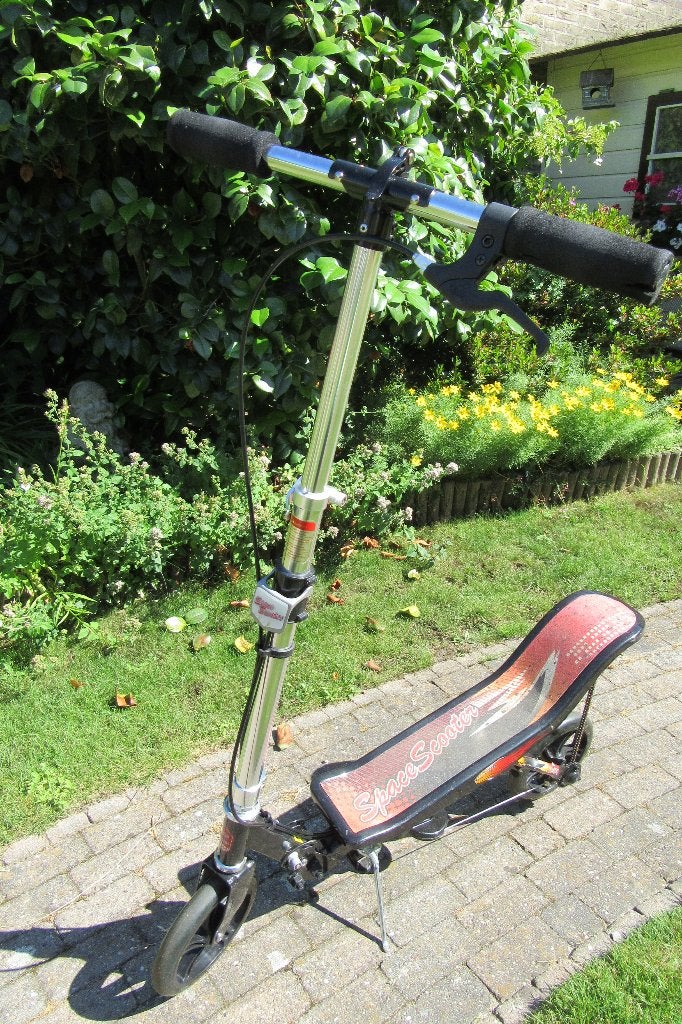 Space scooter step zwart met rode accenten i.g.st., Ophalen, Gebruikt, Overige typen, Space Scooter