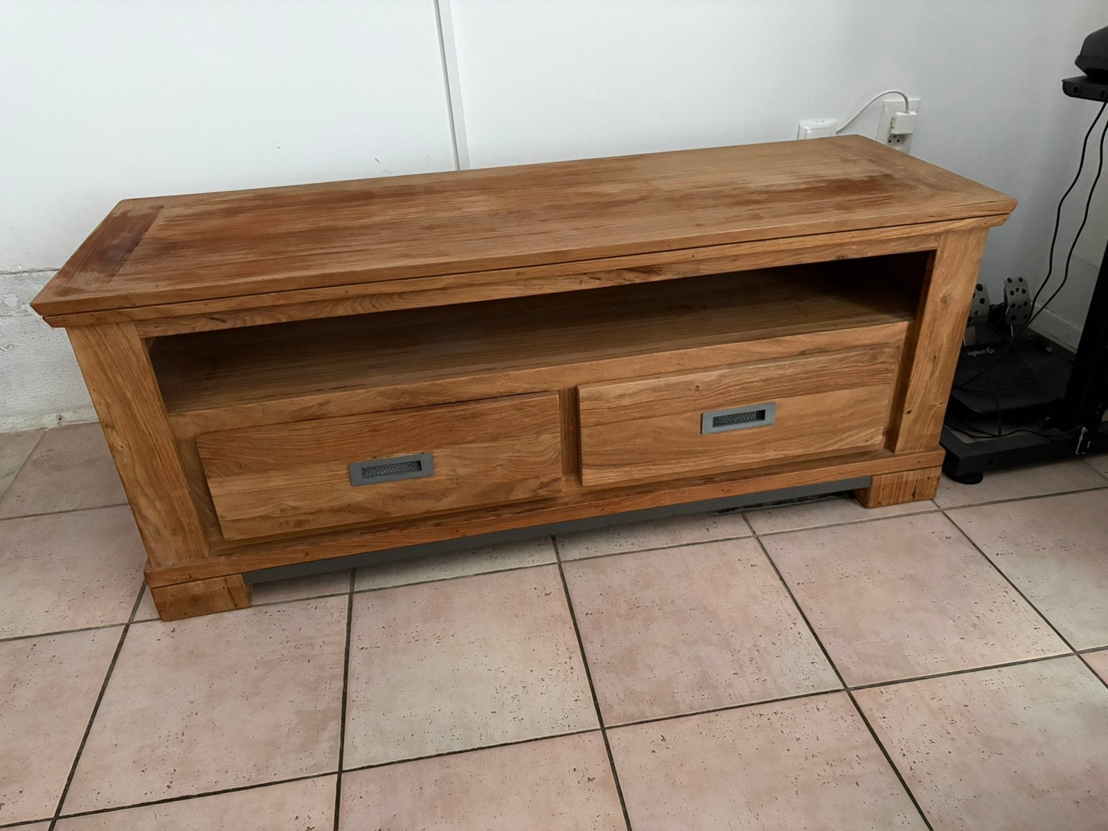 Tv meubel, Zo goed als nieuw, 75 cm of meer, Rechthoekig, Ophalen