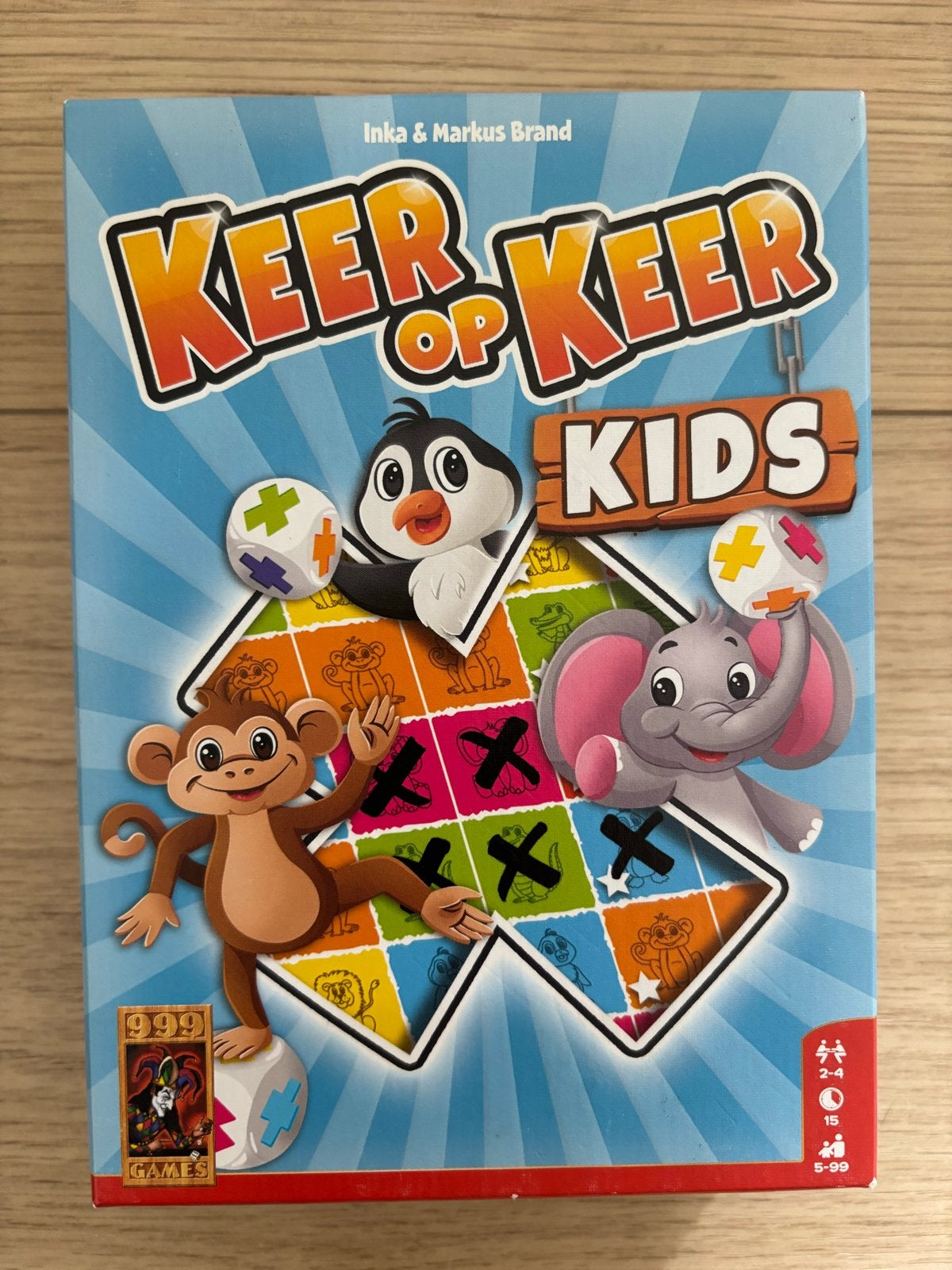 Keer op Keer Kids - Leuk dobbelspel voor kinderen, Hobby en Vrije tijd, Gezelschapsspellen | Bordspellen, Ophalen of Verzenden