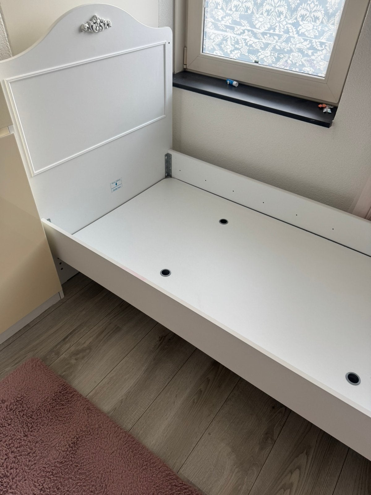 Cilek complete kinderkamer kinderbed klerenkast, Ophalen, Eenpersoons, Wit, 190 cm of minder