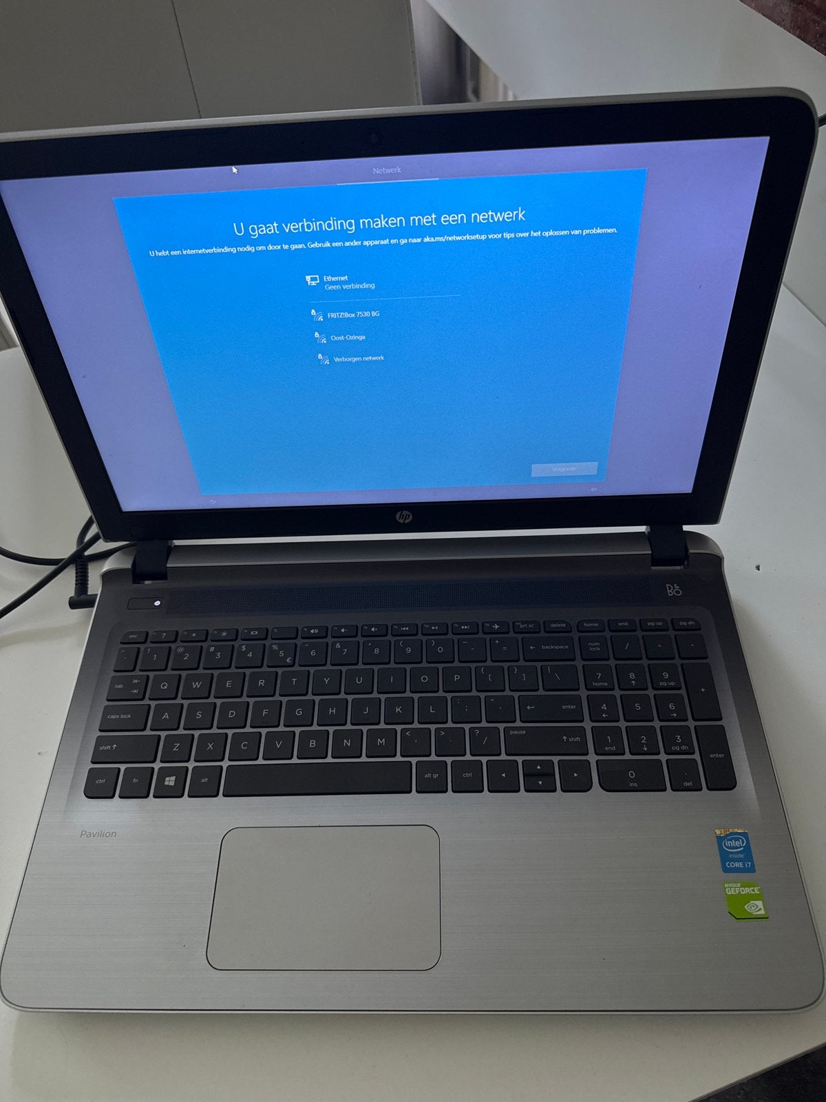 HP Pavilion Laptop - Intel Core i7, NVIDIA GeForce, Ophalen, Gebruikt, Met videokaart, 2 tot 3 Ghz