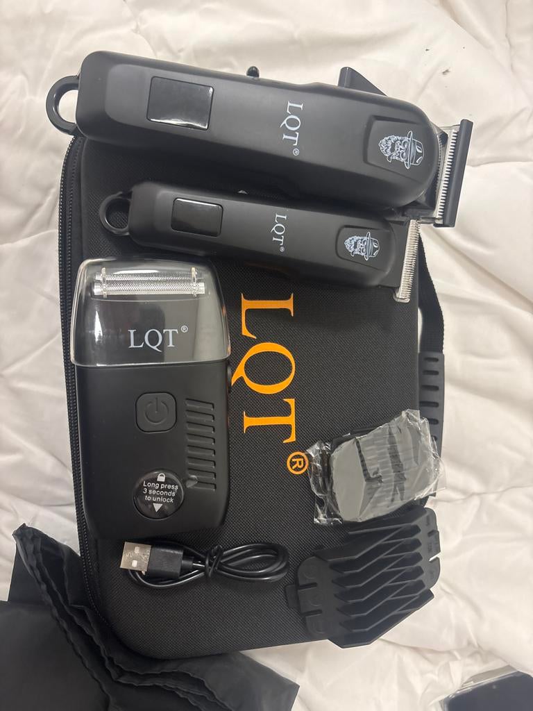 LQT Tondeuse Set - Nieuwstaat, Ophalen of Verzenden, Zo goed als nieuw, Tondeuse