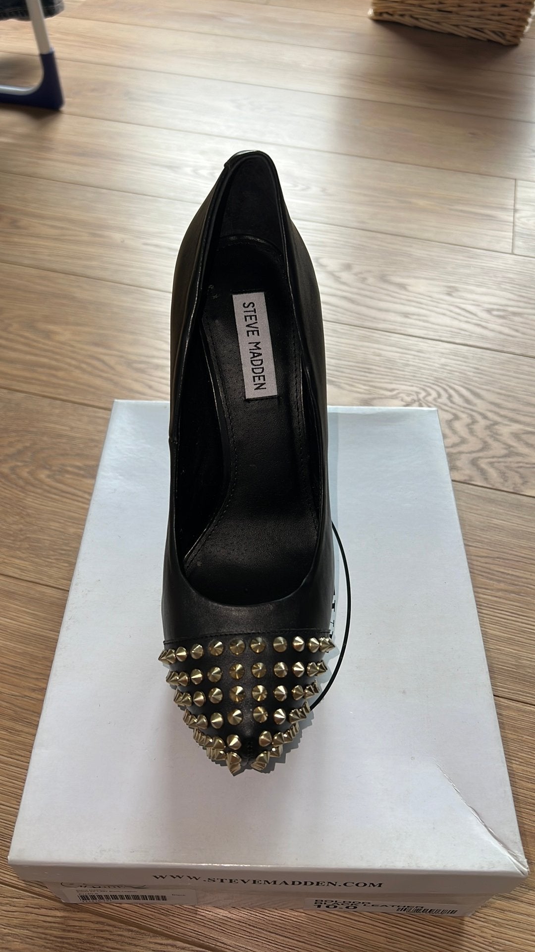 STEVE MADDEN HAKKEN MAAT 40.5, Ophalen of Verzenden, Zo goed als nieuw, Zwart