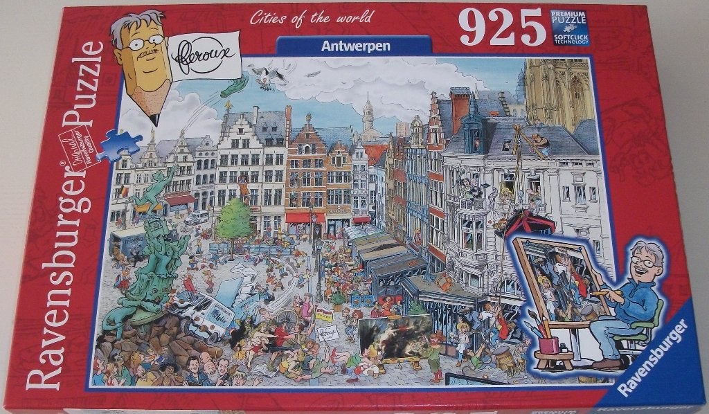 Puzzel *** ANTWERPEN *** 925 stukjes Cities of the World, Hobby en Vrije tijd, Ophalen of Verzenden, 500 t/m 1500 stukjes, Zo goed als nieuw