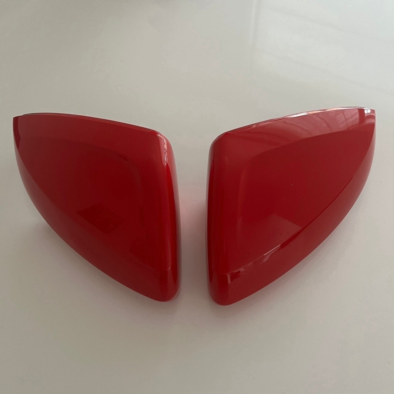 Rode spiegelkappen Volkswagen Polo AW Flash Red, Ophalen of Verzenden, Gebruikt, Volkswagen