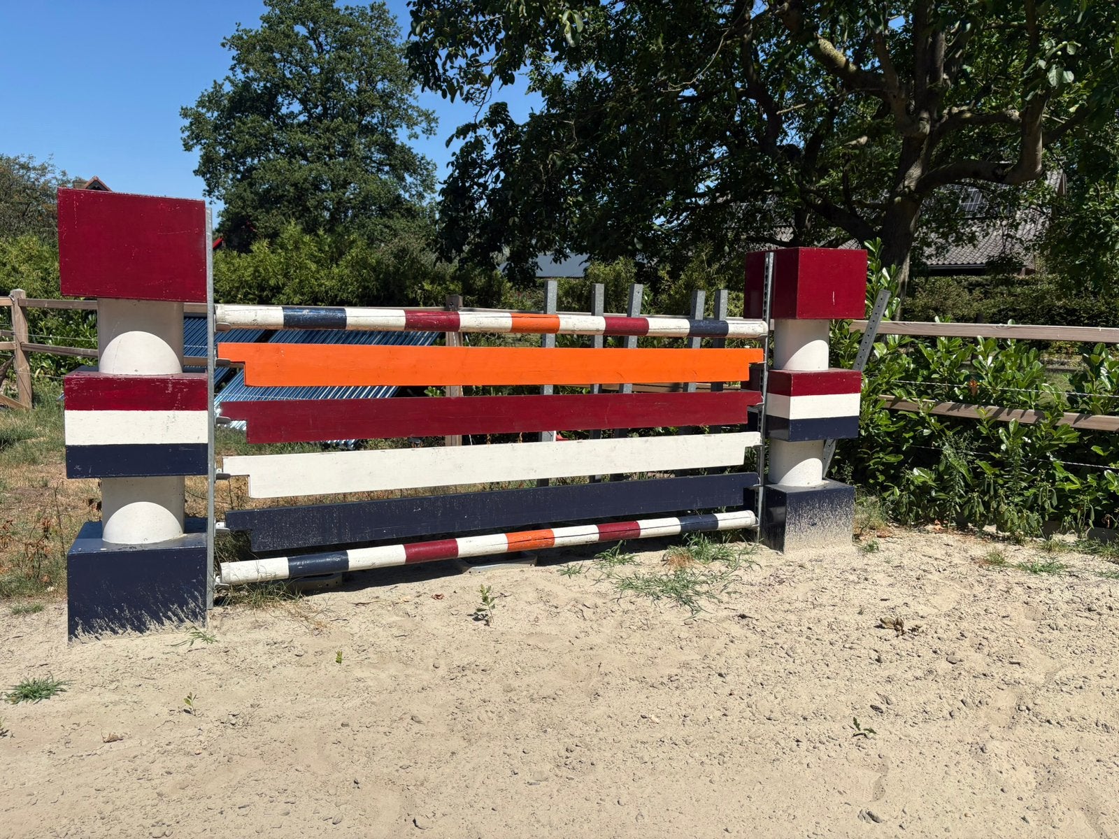 Complete Hindernis (staanders, 4 planken, 2 balken), Ophalen, Gebruikt, Springen