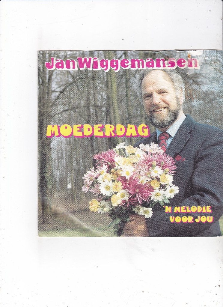 Single Jan Wiggemansen - Moederdag, Ophalen of Verzenden, Gebruikt, 7 inch, Nederlandstalig