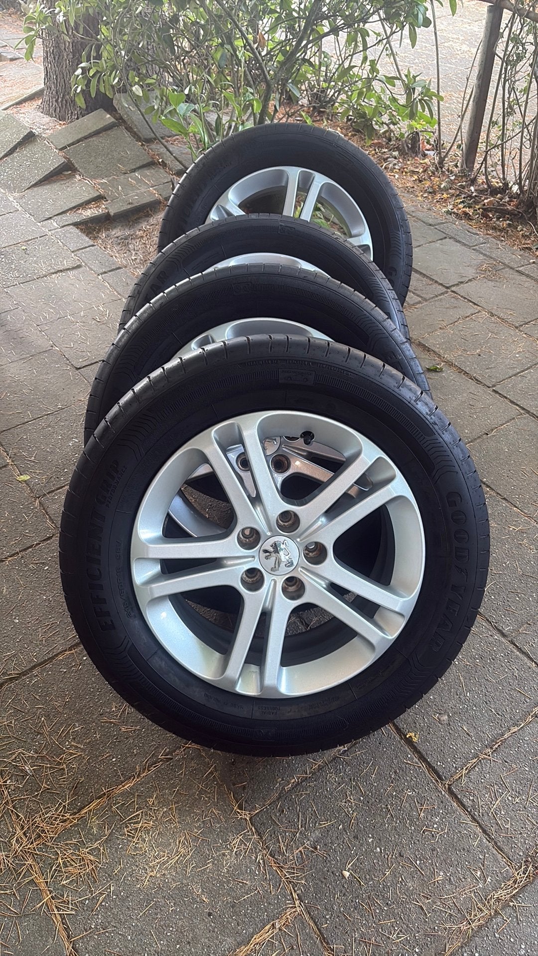 originele 16-inch Peugeot 'Bandon' lichtmetalen velgen, Ophalen of Verzenden