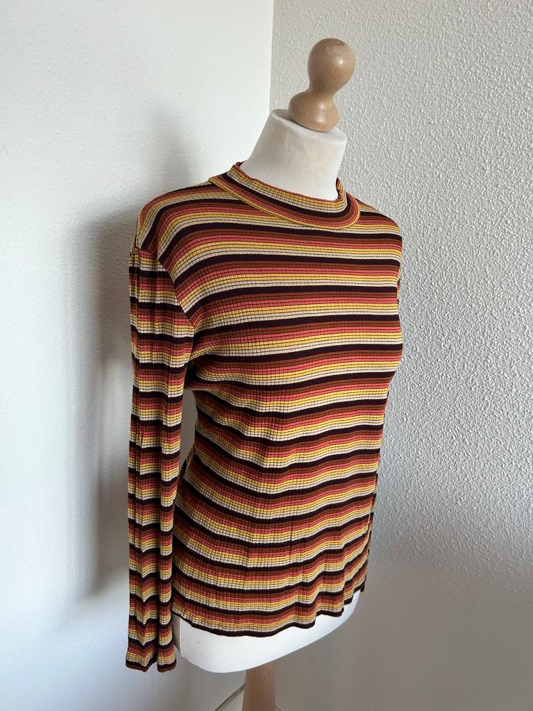 King Louie maat XL Top Stripe mango orange 2883, Kleding | Dames, Tops, Maat 46/48 (XL) of groter, Oranje, Ophalen of Verzenden