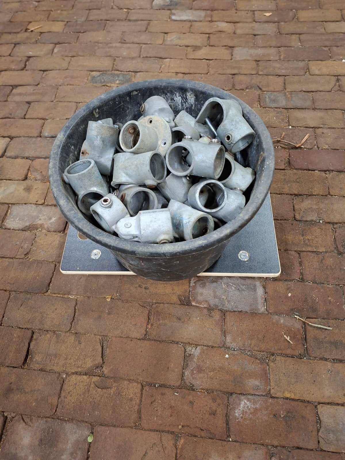 steigerbuiskoppelingen, Doe-het-zelf en Verbouw, Ophalen, Gebruikt