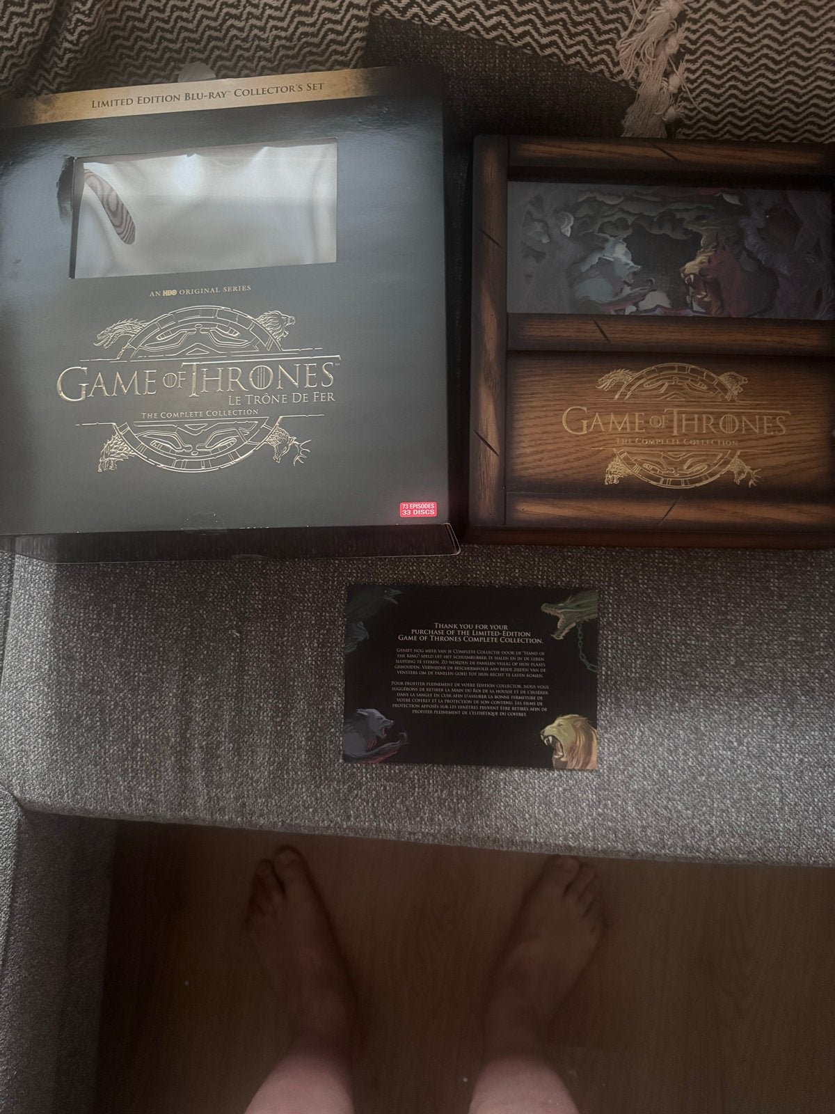 Game of Thrones Complete Collection Limited Edition, Vanaf 16 jaar, Nederlands, Science Fiction en Fantasy, Ophalen of Verzenden