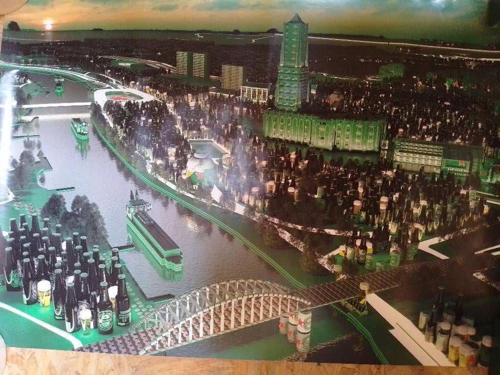 Heineken poster van Arnhem, Verzamelen, Ophalen of Verzenden, Nieuw, Overige typen, Heineken