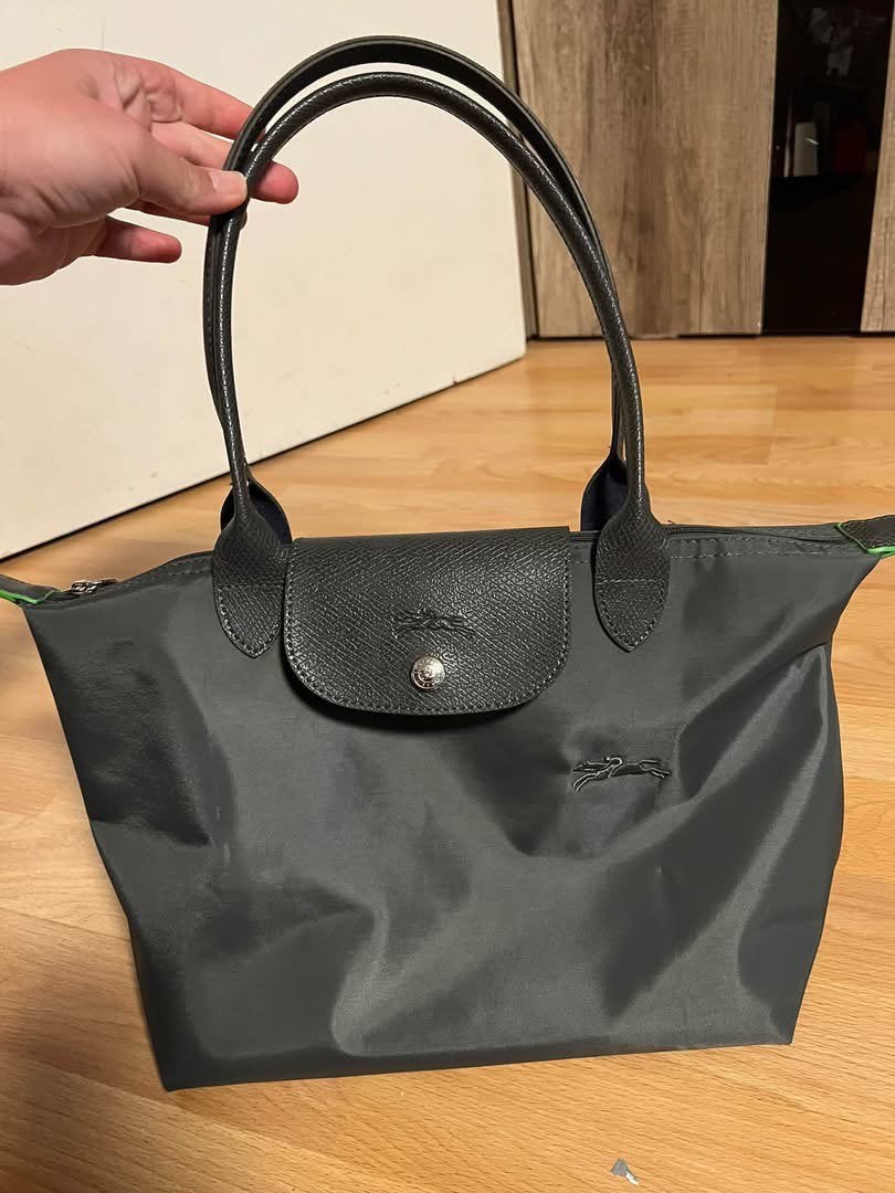 Longchamp Le Pliage MAAT..M..NIEUW, Verzenden, Nieuw, Grijs, Handtas