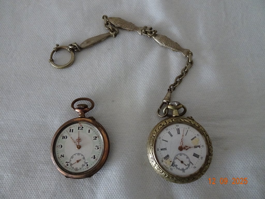 zak horloges ( tweetal ), Overige merken, Overige materialen, Zakhorloge, Verzenden