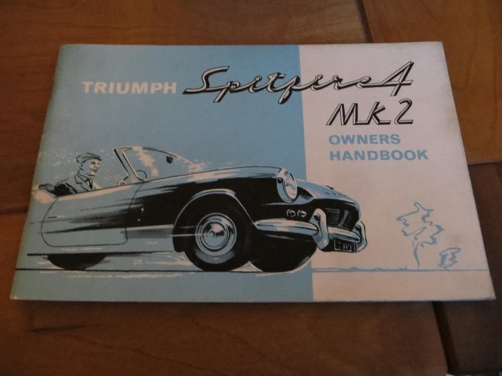 Instructieboek Triumph Spitfire 4 Mk2, zeer mooi!, Auto diversen, Handleidingen en Instructieboekjes, Ophalen of Verzenden