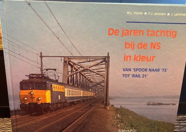 De jaren tachtig bij de NS in kleur - Spoor naar '75 tot Rai, Verzamelen, Ophalen of Verzenden, Zo goed als nieuw