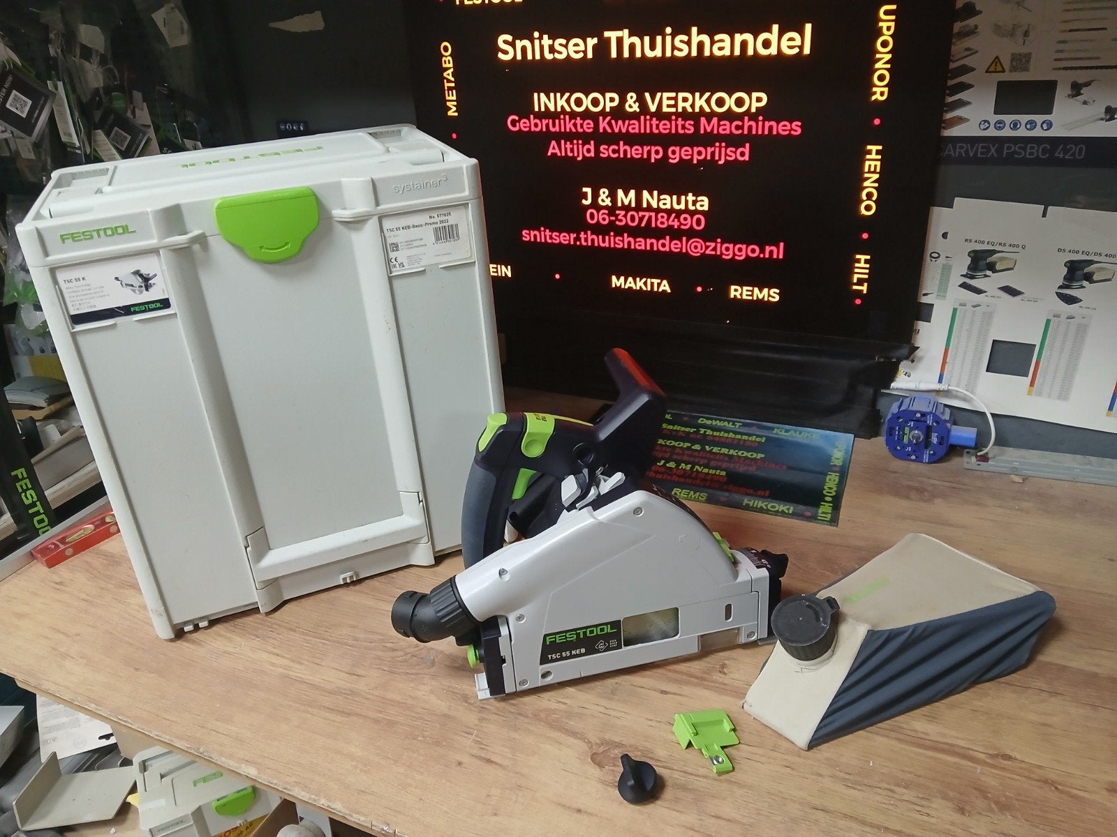 Festool Invalzaag., Gebruikt, -, Invalzaag, -