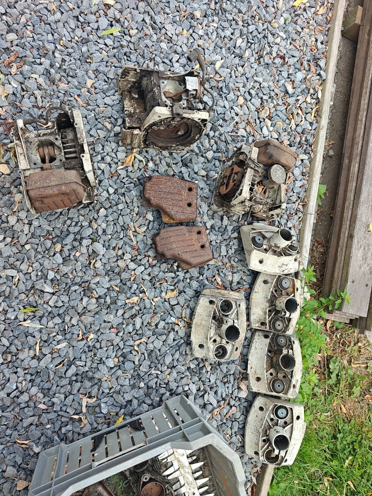stihl fs550 onderdelen (krat vol), Ophalen, Gebruikt, Benzine, Stihl