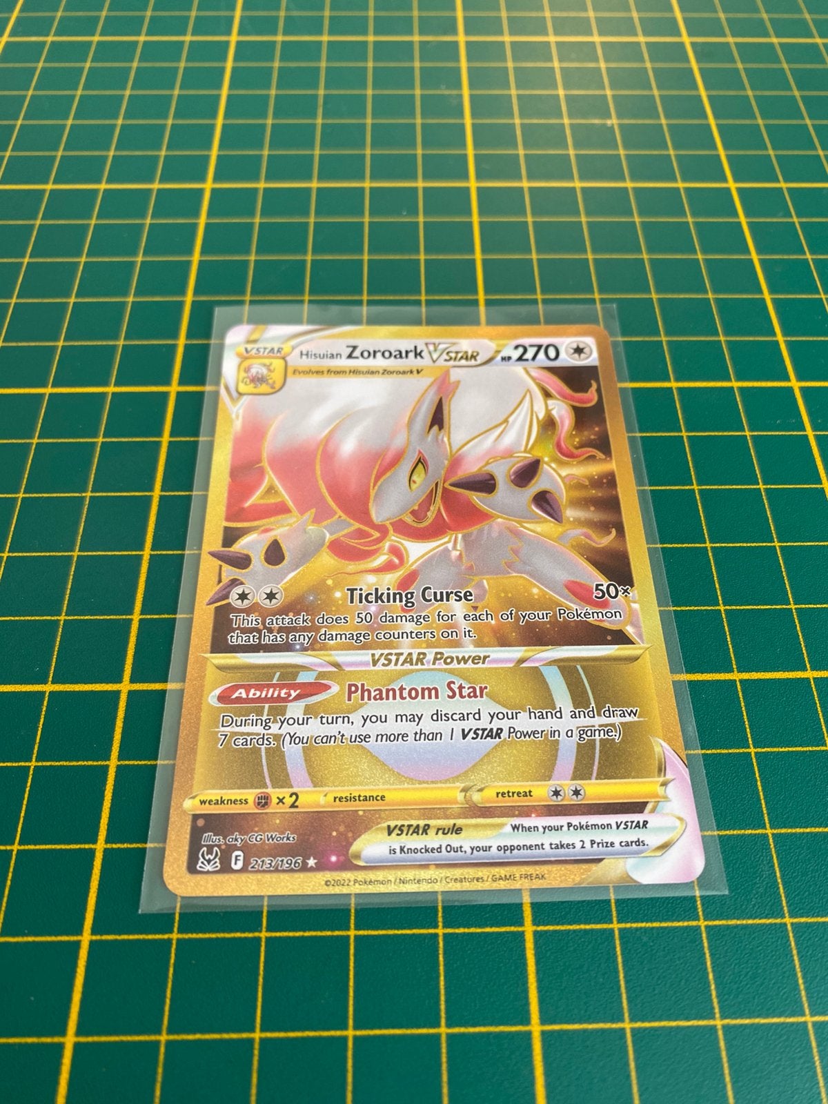 Hisuian Zoroark Vstar 213/196 Pokemon Lost Origin, Ophalen of Verzenden, Nieuw
