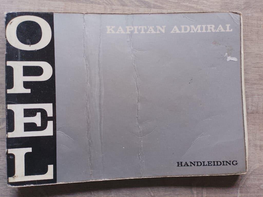 Instructieboekje - handleiding Opel Kapitan / Admiral 1969, Ophalen of Verzenden