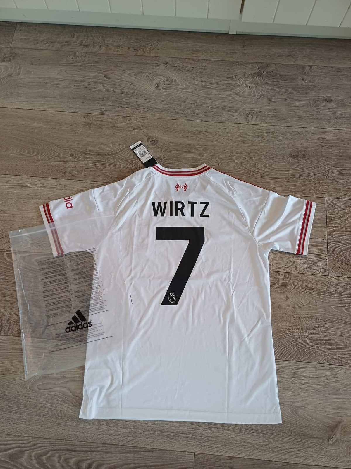 Wirtz uitshirt liverpool, Kleding | Heren, Ophalen of Verzenden, Nieuw, Maat 48/50 (M), Wit