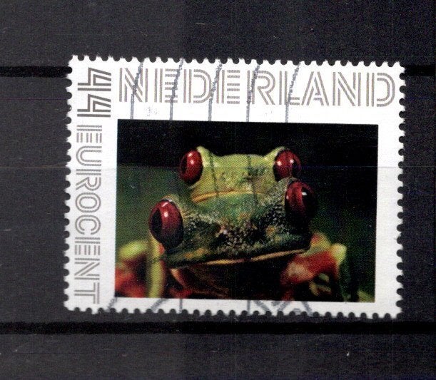 gestempelde zegel. Persoonlijke: kikker, Ophalen of Verzenden, Na 1940, Gestempeld