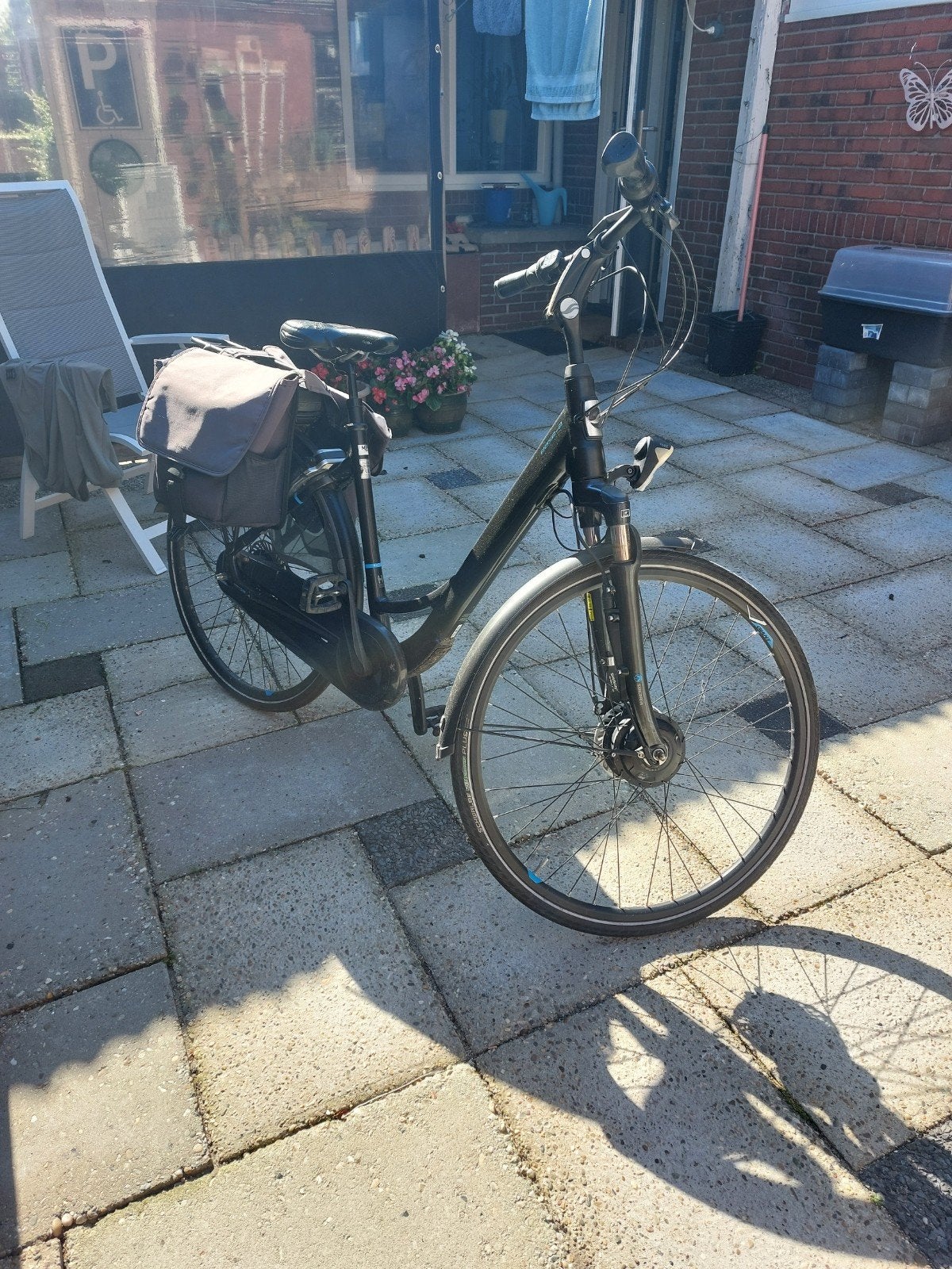 giant electrische fiets, Fietsen en Brommers, Elektrische fietsen, Ophalen, Minder dan 30 km per accu, Gebruikt, Giant