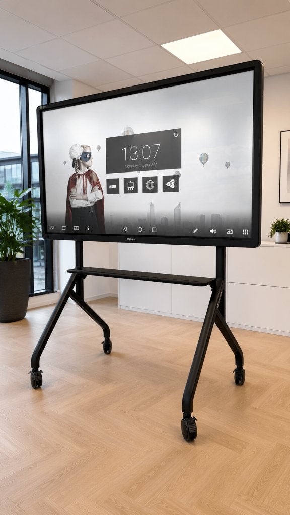 70 inch digibord met 80 watt JBL speakers op mobiele trolley, Audio, Tv en Foto, Overige merken, Gebruikt, 50 Hz, LCD