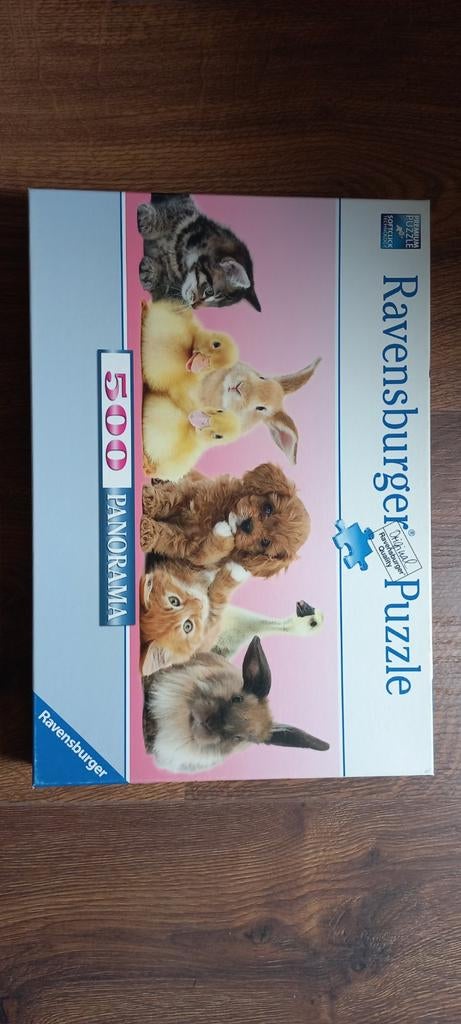 Ravensburger Panorama Puzzel 500 stukjes - Dieren, Ophalen, 500 t/m 1500 stukjes, Zo goed als nieuw, Legpuzzel