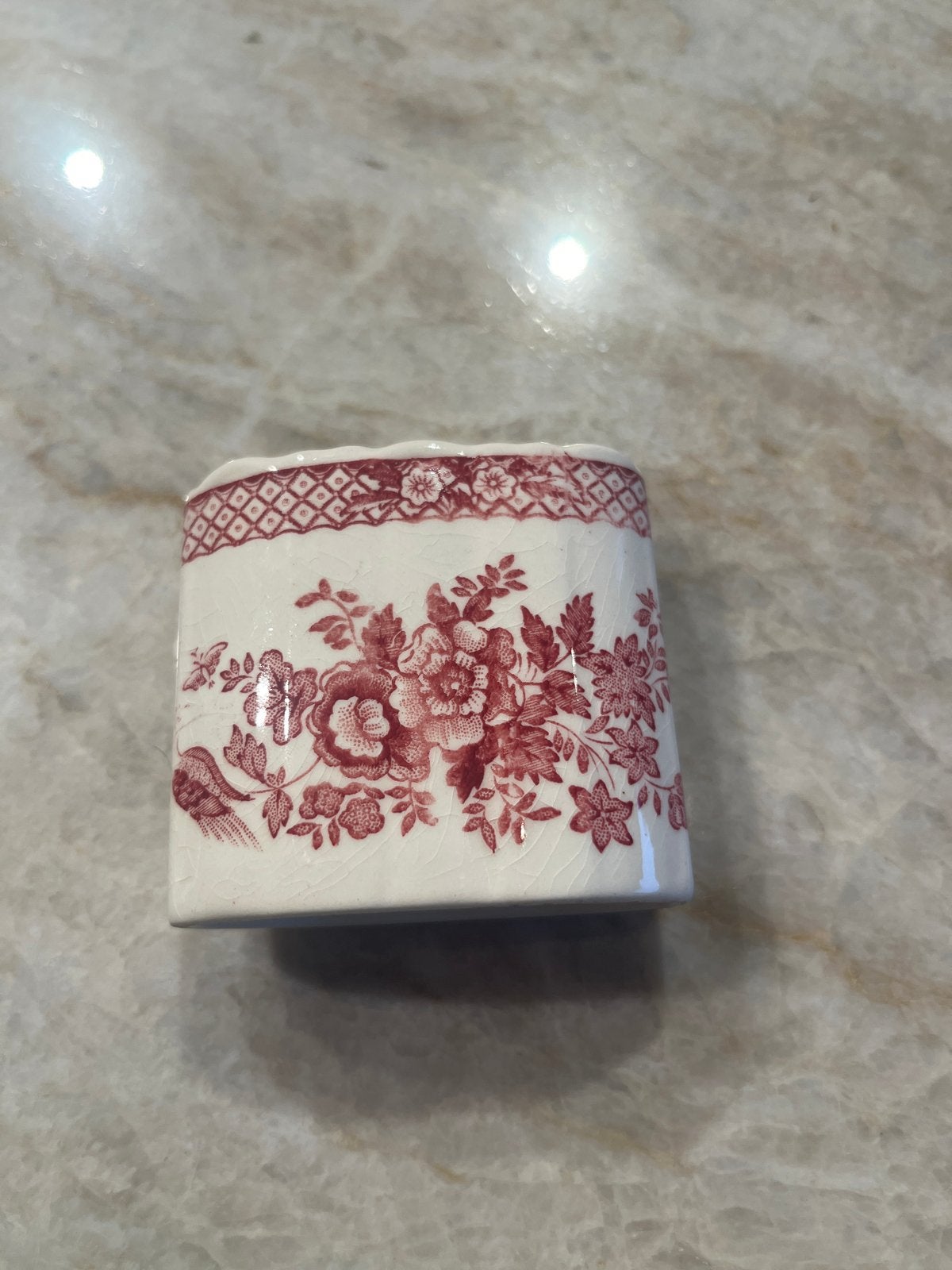 Mason's Stratford Ironstone Pink Tandenstoker Bakje, Ophalen of Verzenden