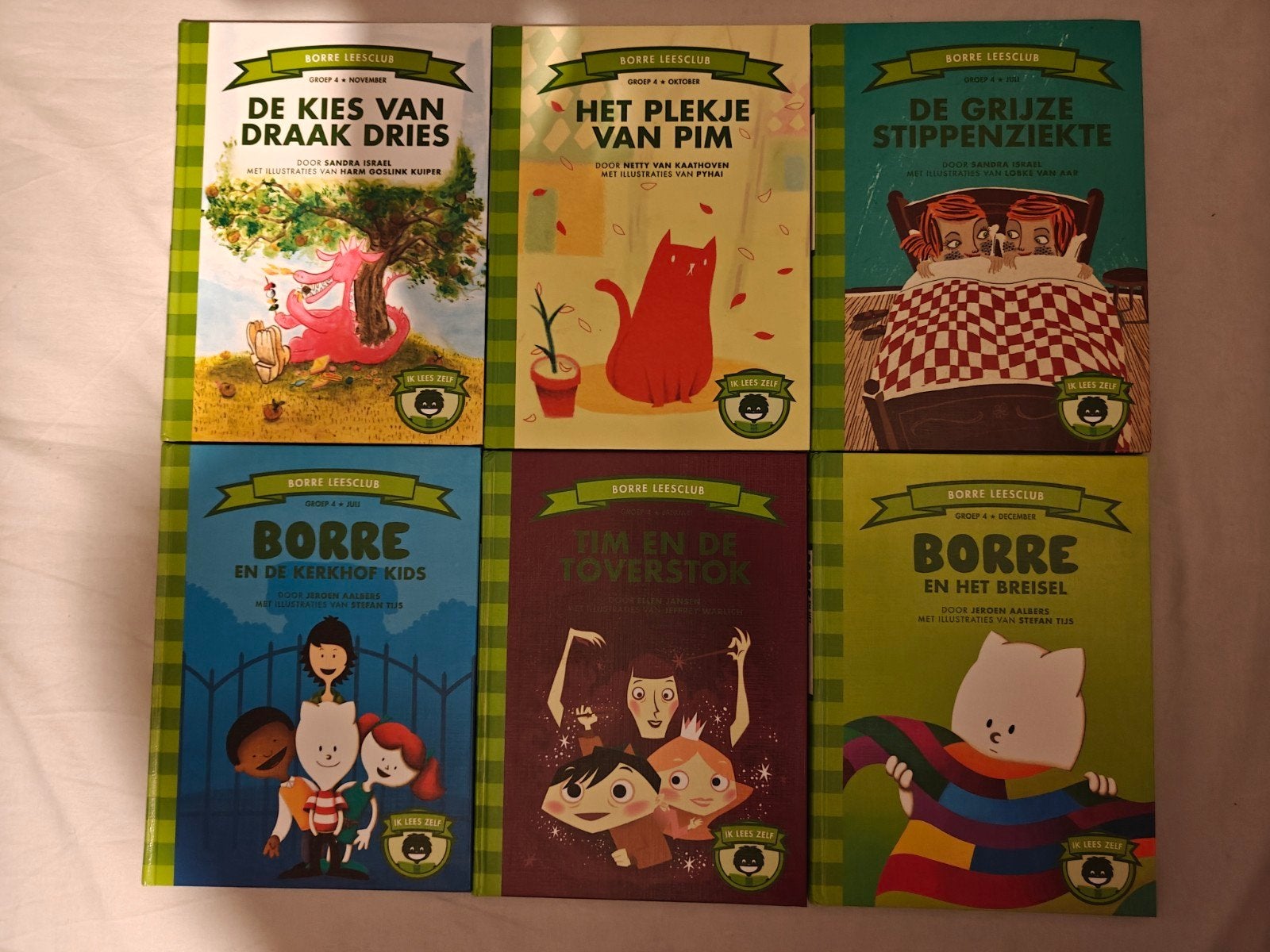 6 Borre boekjes van groep 4., Boeken, Ophalen of Verzenden, Zo goed als nieuw, Fictie algemeen