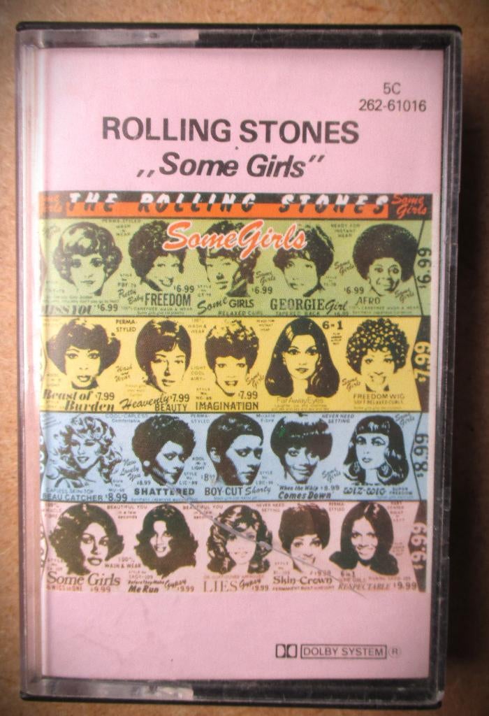 Rolling Stones Some Girls~1978~Cassettebandje~Origineel, Gebruikt, 1 bandje, Ophalen of Verzenden, Origineel