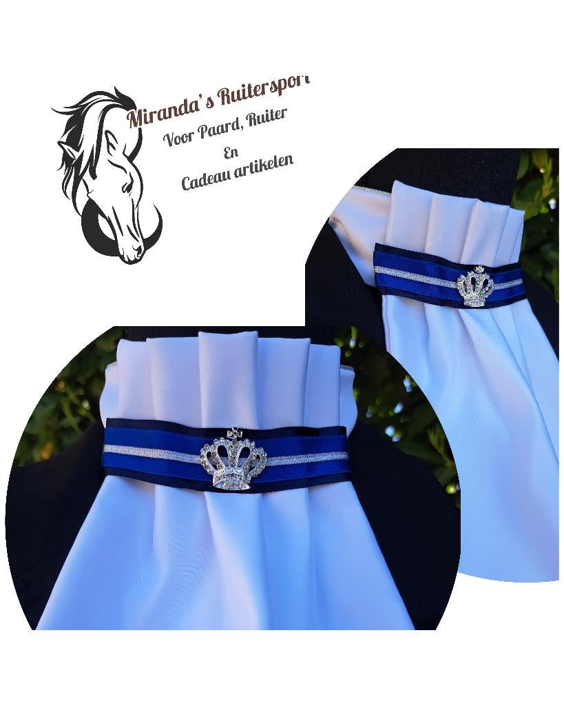 Nieuw Made by Lique plastron Harmonica Blauw (1), Dressuur, ., Nieuw, Ophalen of Verzenden