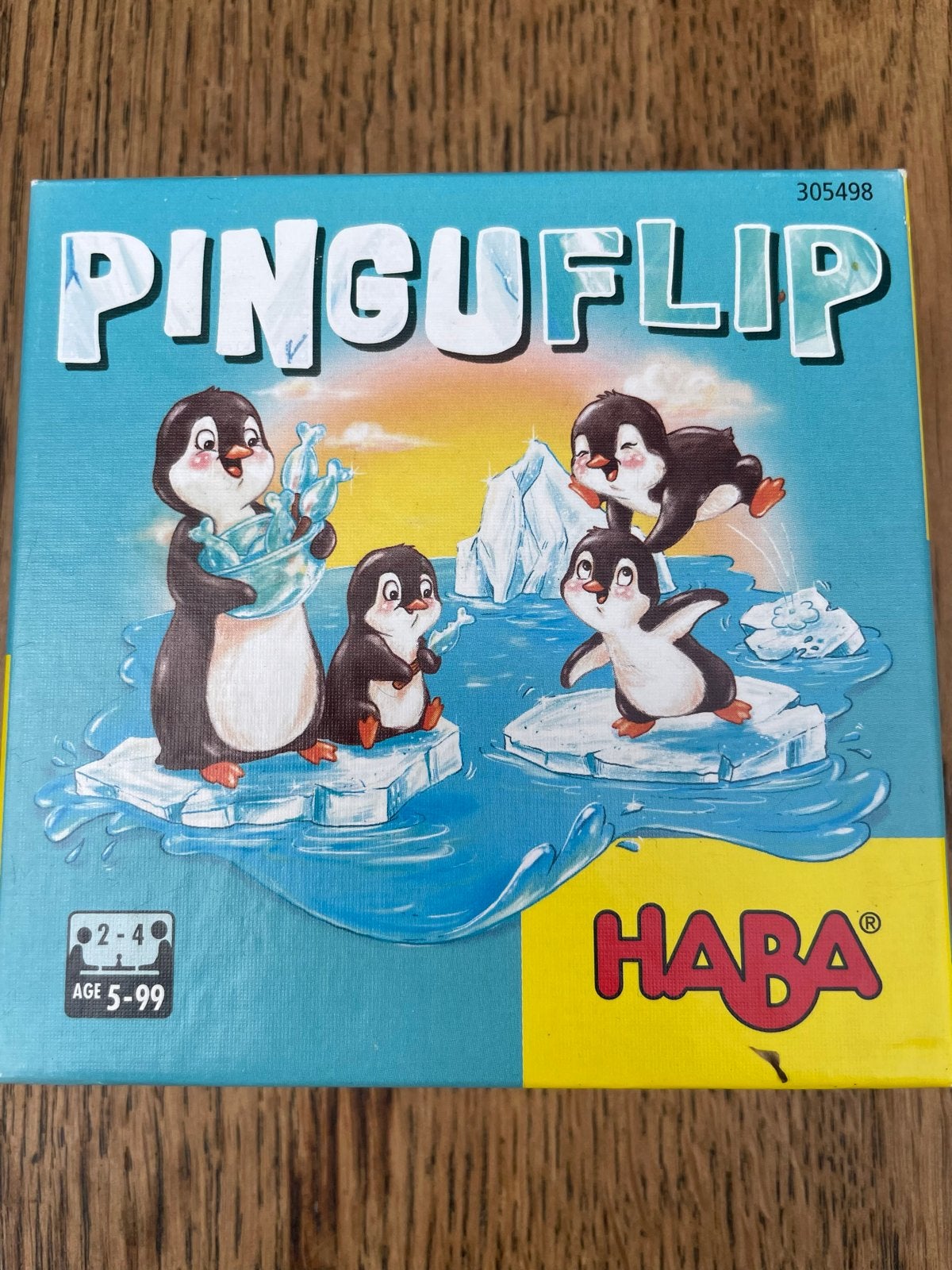 Pinguflip HABA familiespel - Zo goed als nieuw, Drie of vier spelers, Ophalen of Verzenden, Zo goed als nieuw