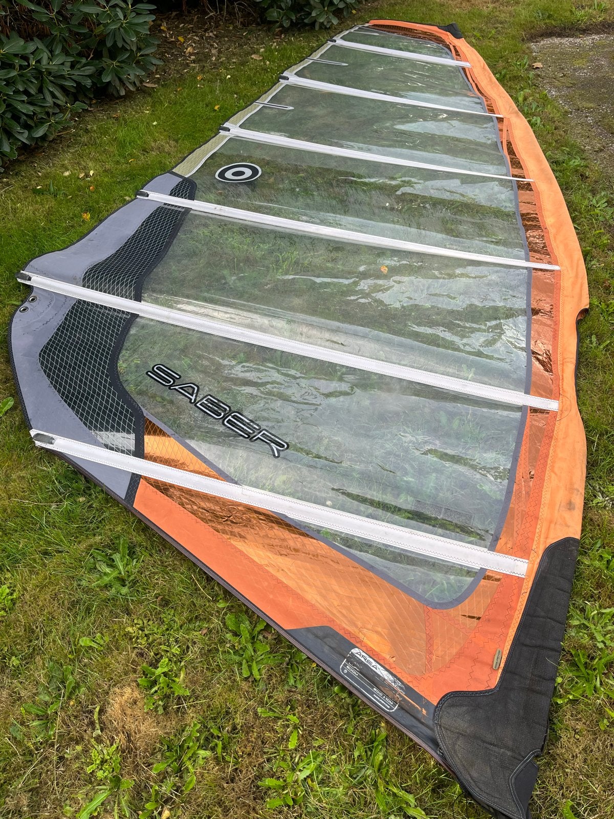 Neil Pryde Saber 7.2 m" windsurfzeil met hoes, Watersport en Boten, Ophalen of Verzenden, Neilpryde, Zeil, Gebruikt