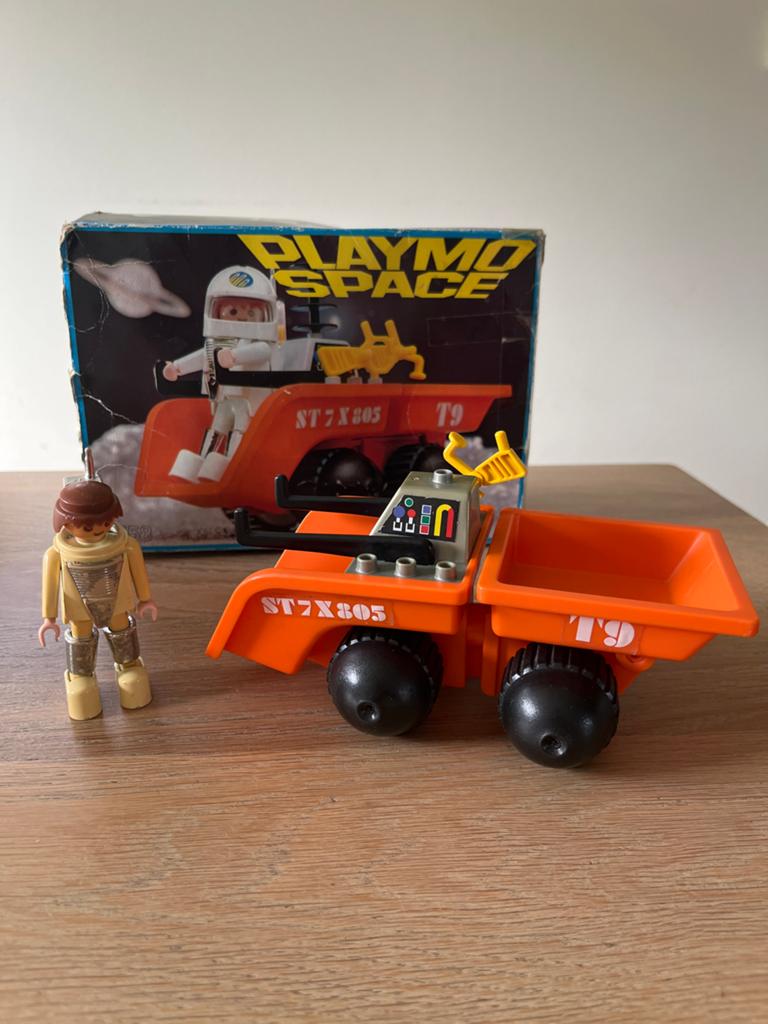 Vintage Playmobil Space Dumper met Astronaut (1982), Kinderen en Baby's, Speelgoed | Playmobil, Gebruikt, Los playmobil, Ophalen of Verzenden