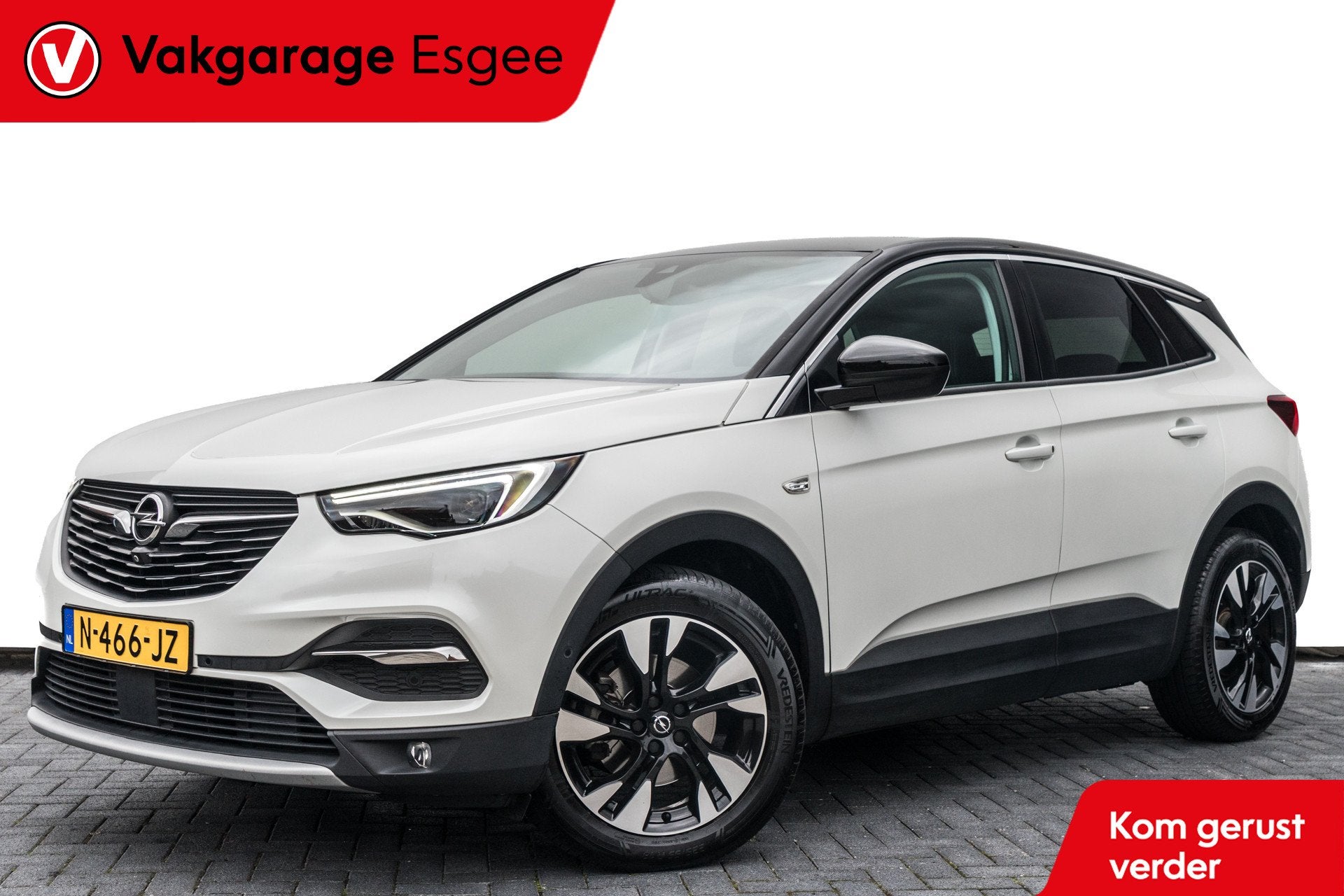 Opel Grandland X 1.2 131 PK Turbo Business Elegance | Ned Au, Gebruikt, 1199 cc, Met garantie (alle), Leder en Stof