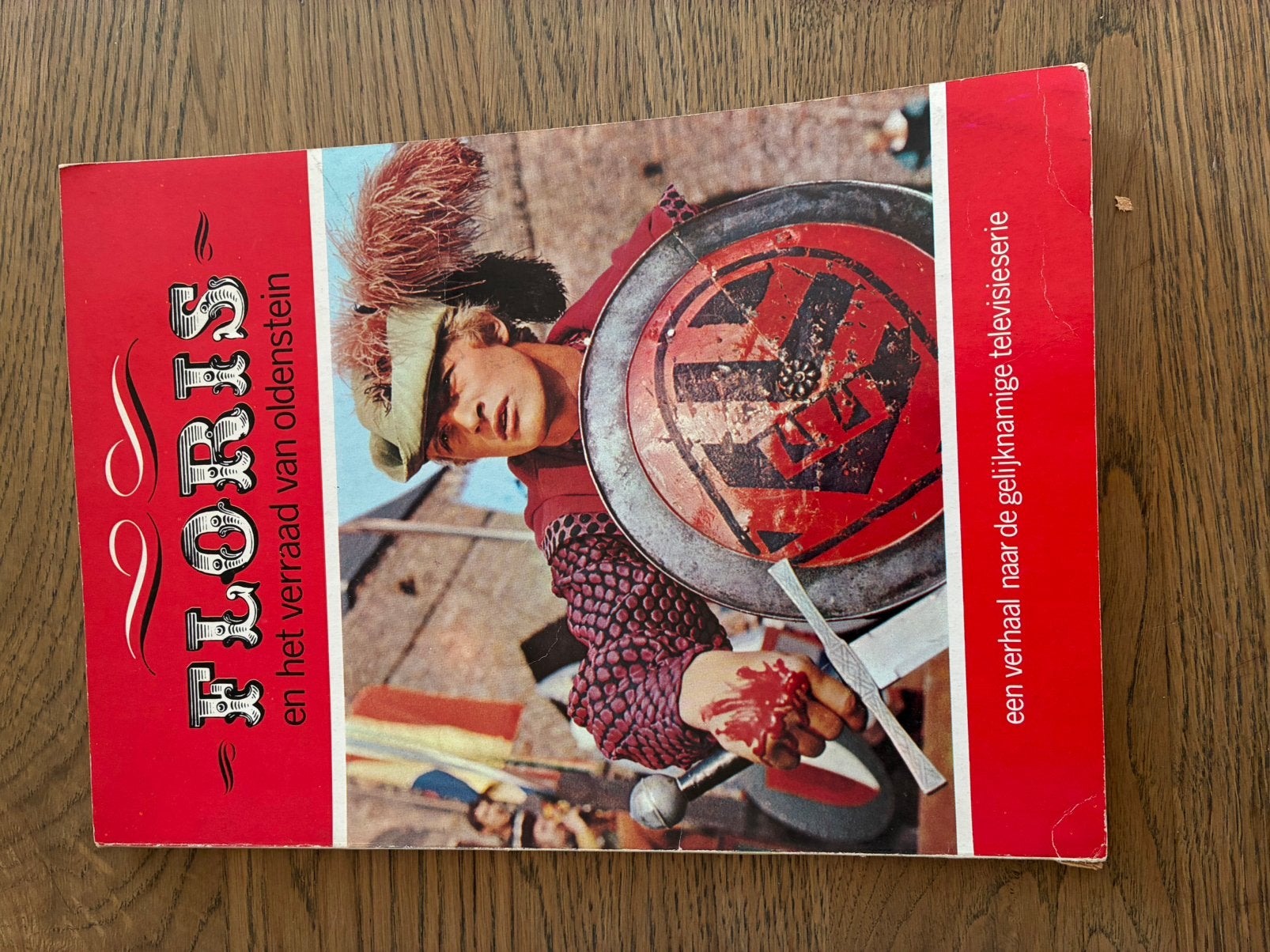 Boek van se TV serie Floris en het verraad van Oldenstein, Ophalen of Verzenden, Zo goed als nieuw