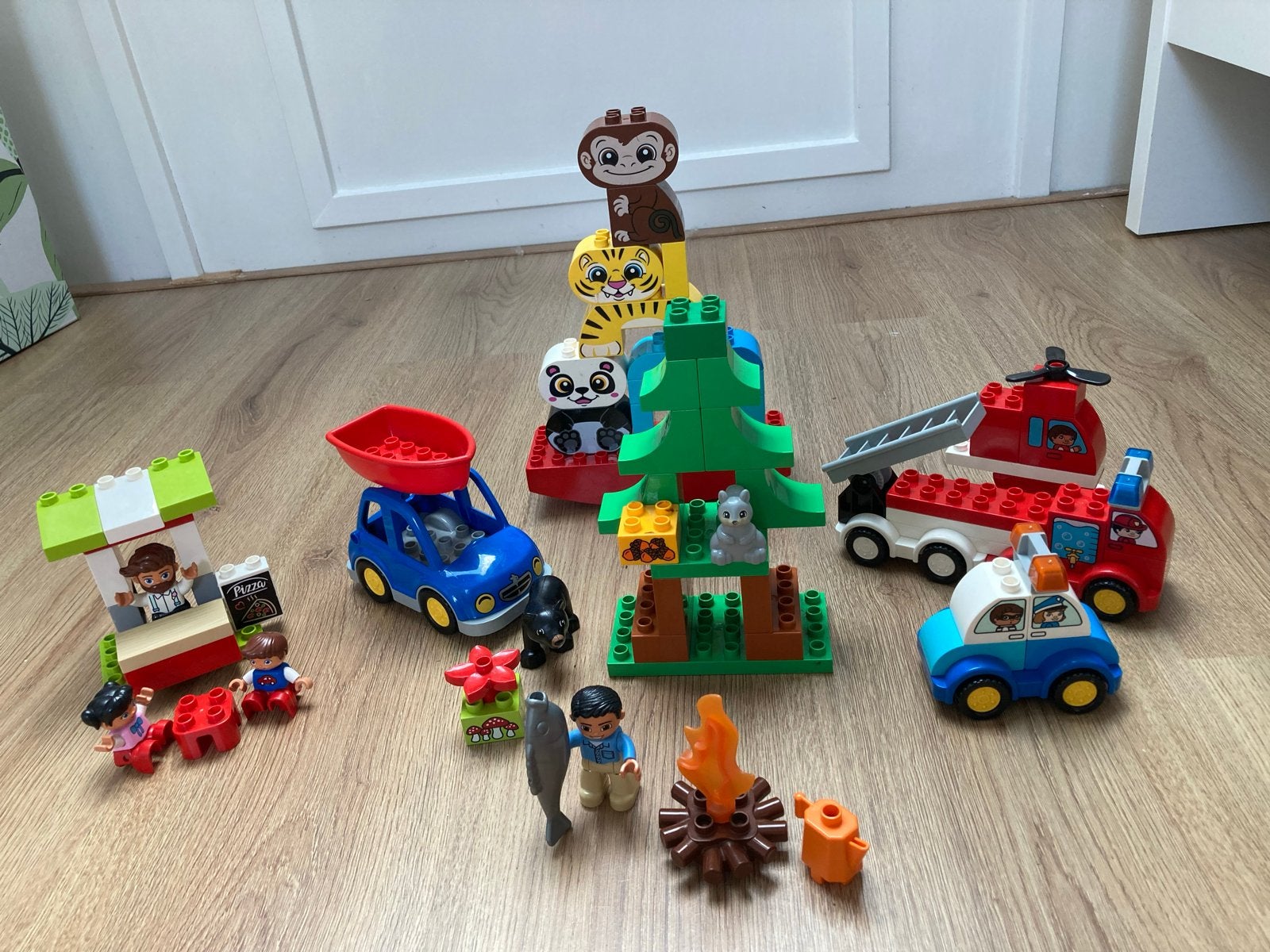 Diverse Lego Duplo sets en losse onderdelen, Inclusief minifiguren, Gebruikt, Overige thema's, Ophalen of Verzenden