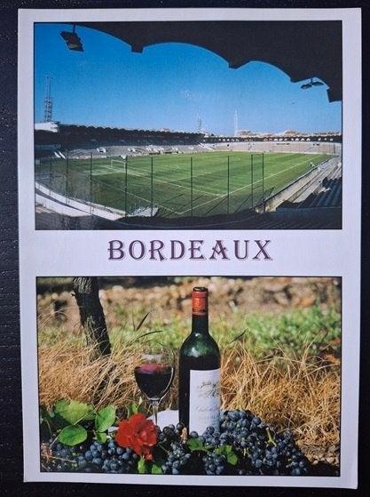 Stadion ansichtkaart Bordeaux 3x, Ophalen of Verzenden, Gebruikt, Buitenlandse clubs, Poster, Plaatje of Sticker
