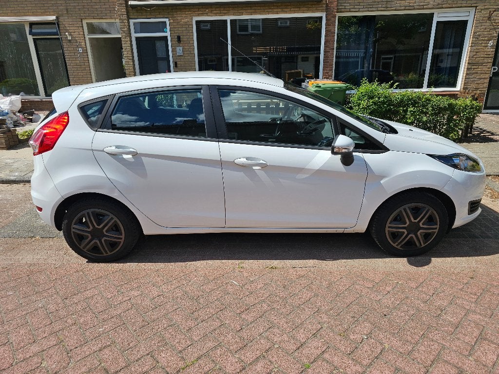 Ford Fiësta 1.0 48KW/65PK 5D 2013 Wit, Auto's, Ford, Stof, 40 €/maand, 525 kg, Origineel Nederlands
