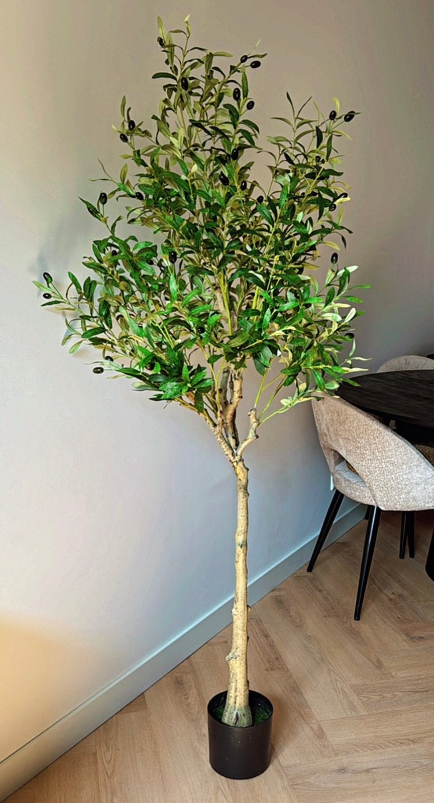 Kunst olijfboom ZGAN, Huis en Inrichting, Woonaccessoires | Kunstplanten en Kunstbloemen, Binnen, Groen, Kunstplant, Zijde
