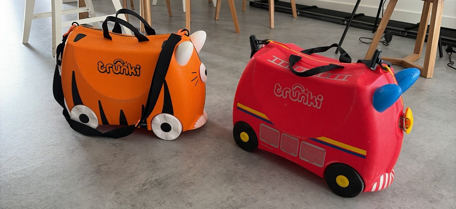 Trunki kinderkoffers, Sieraden, Tassen en Uiterlijk, Koffers, Ophalen, Hard kunststof, Minder dan 50 cm, Zo goed als nieuw