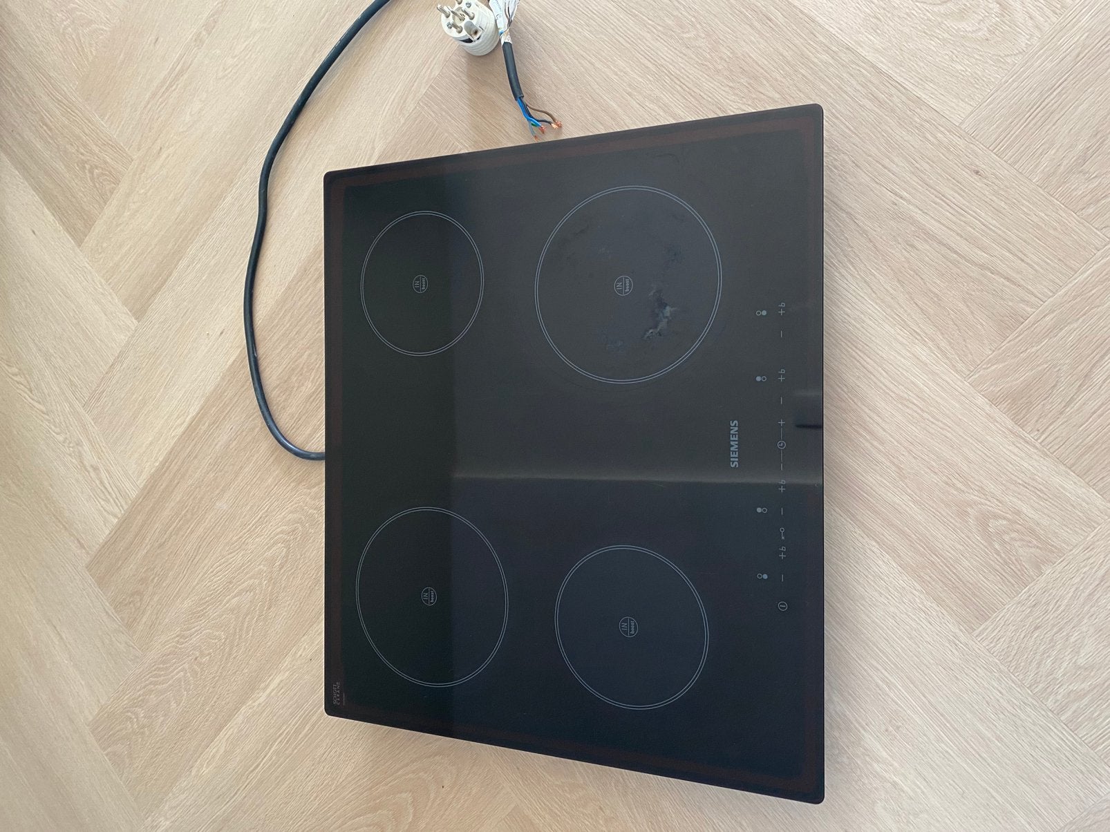 Siemens inductiekookplaat (EH651TA11E), Ophalen, 4 kookzones, Zo goed als nieuw, Inbouw
