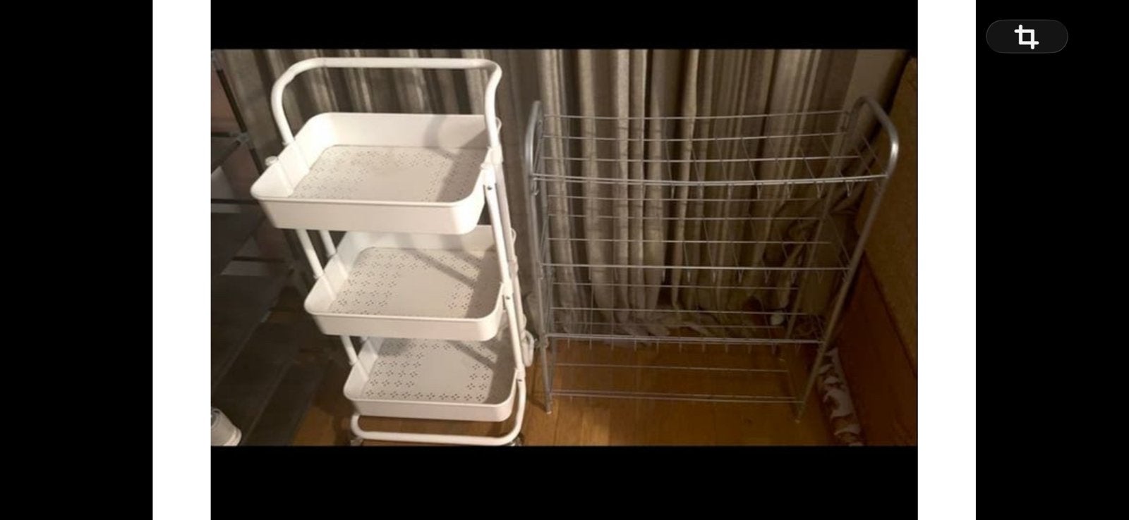 opbergrek wit rolrek trolley grijs draadrek douche keuken …, Ophalen, Nieuw