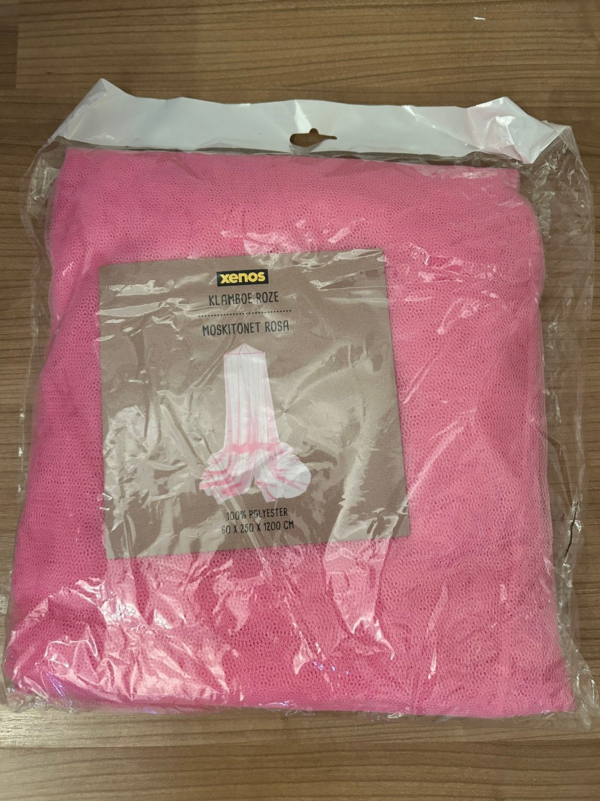 Roze Klamboe (nieuw) xenos, Ophalen, Zo goed als nieuw, Klamboe