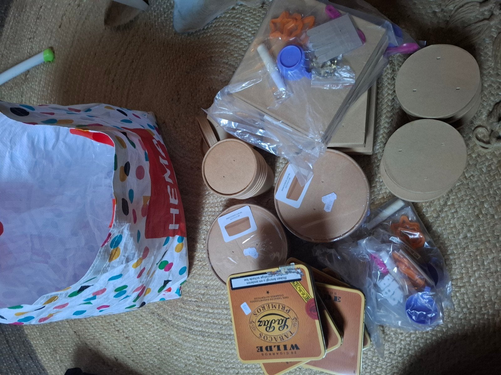 Knutselpakket voor diverse creatieve projecten, Nieuw, Meerkleurig, Knutselmateriaal, Hout